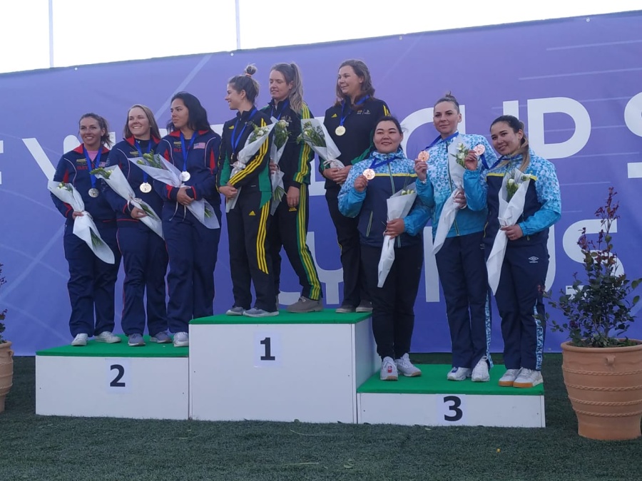Стенд ату бойынша Әлем Кубоктың қола медалі орталық спортшыларында